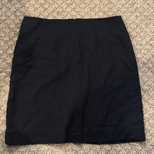 Banana Republic Black Pinstripe Skirt
